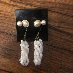 Set of three earrings